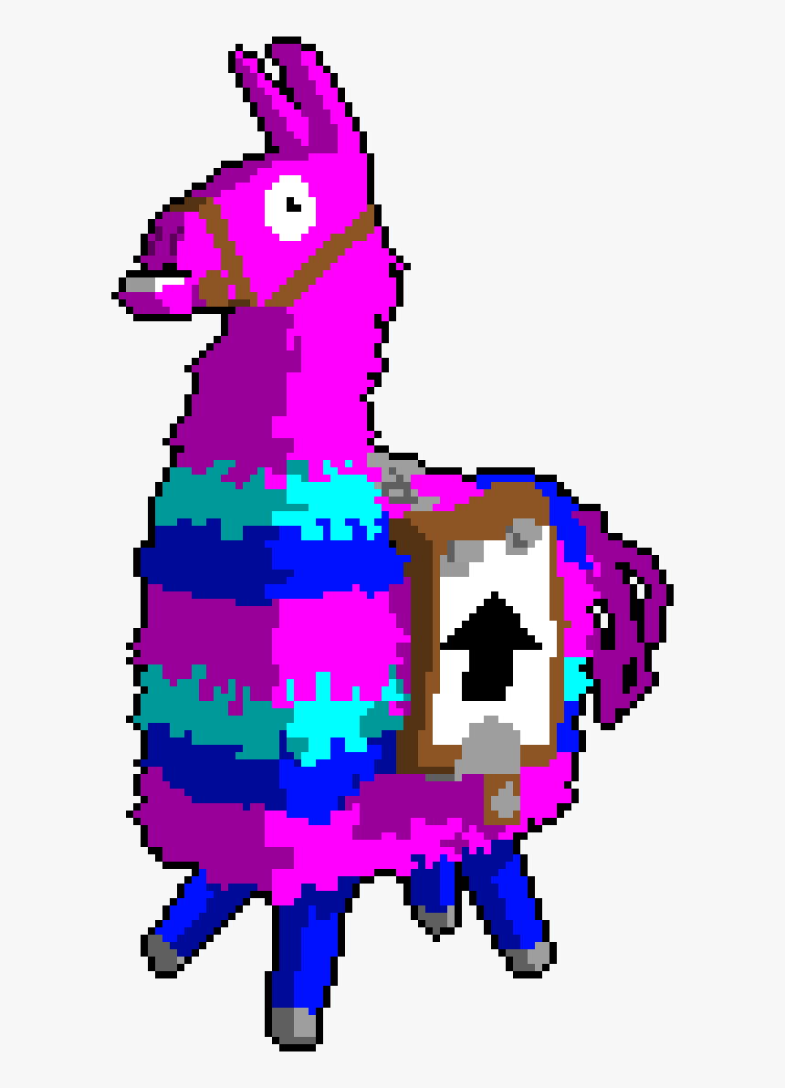 Fortnite Llama Clipart Black And White, HD Png Download, Free Download