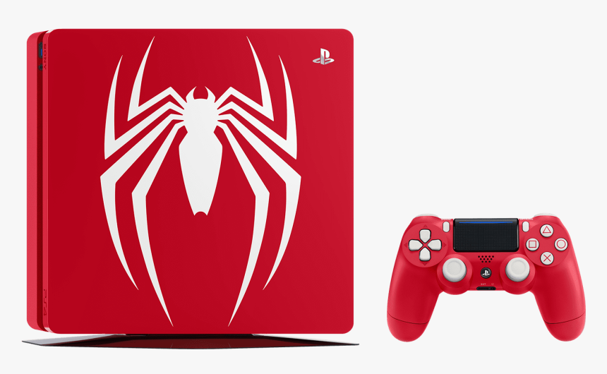 Playstation 4 1tb Marvel"s Spider Man Limited Edition - Play Station 4 Spiderman, HD Png Download, Free Download
