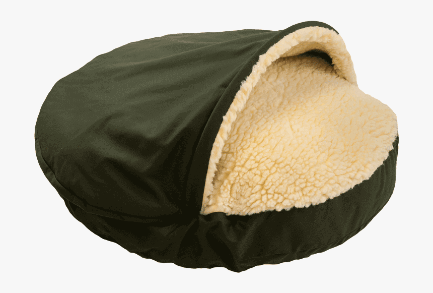 Cozy Cave Luxury Dog Bed Olive - Dog Beds With A Cover, HD Png Download, Free Download