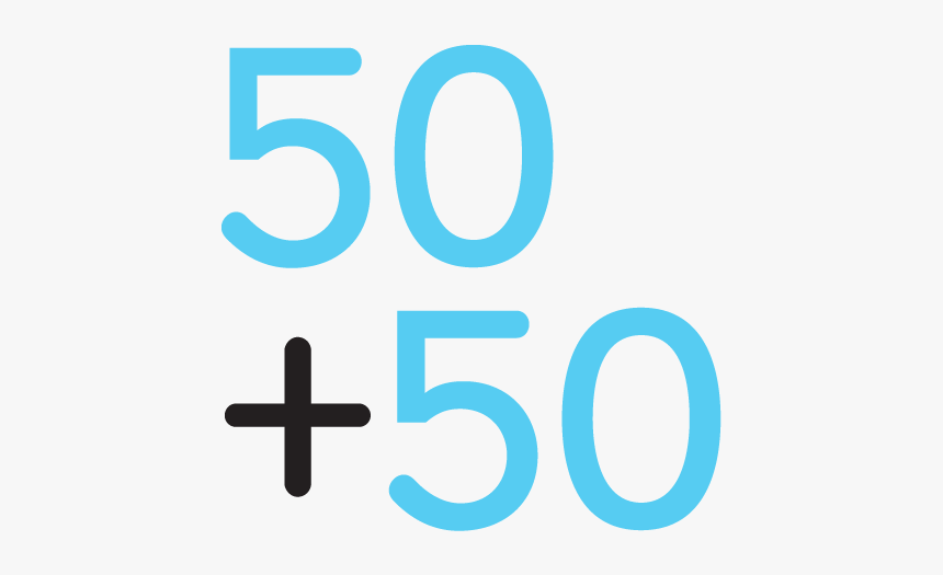 50 50 Logo - Cross, HD Png Download, Free Download