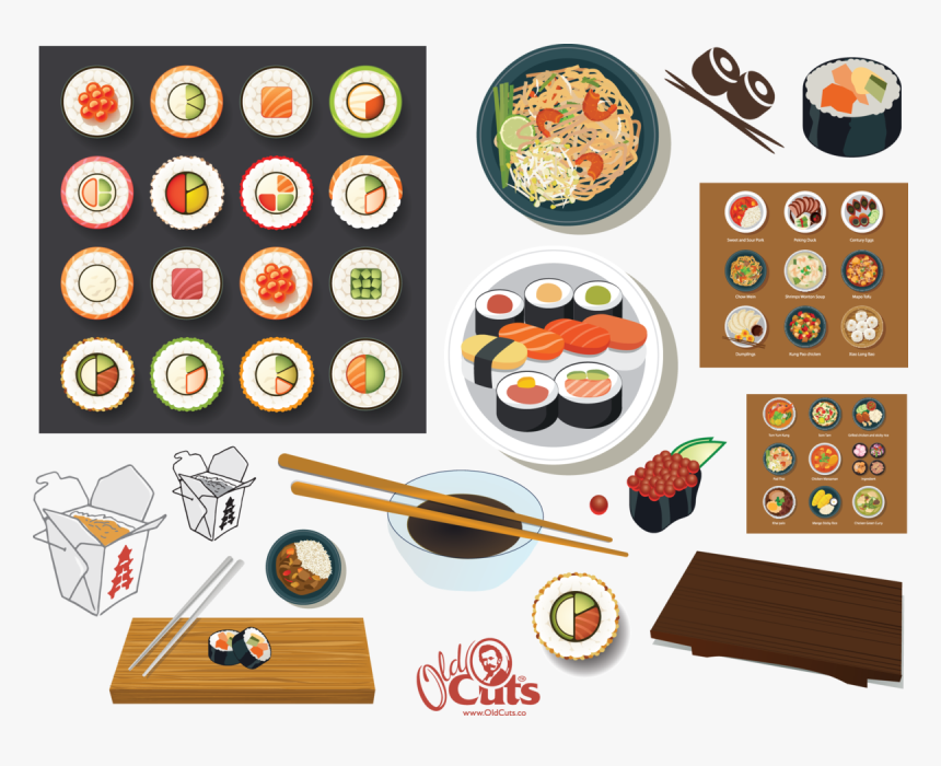 Sushi Clip Art, HD Png Download, Free Download