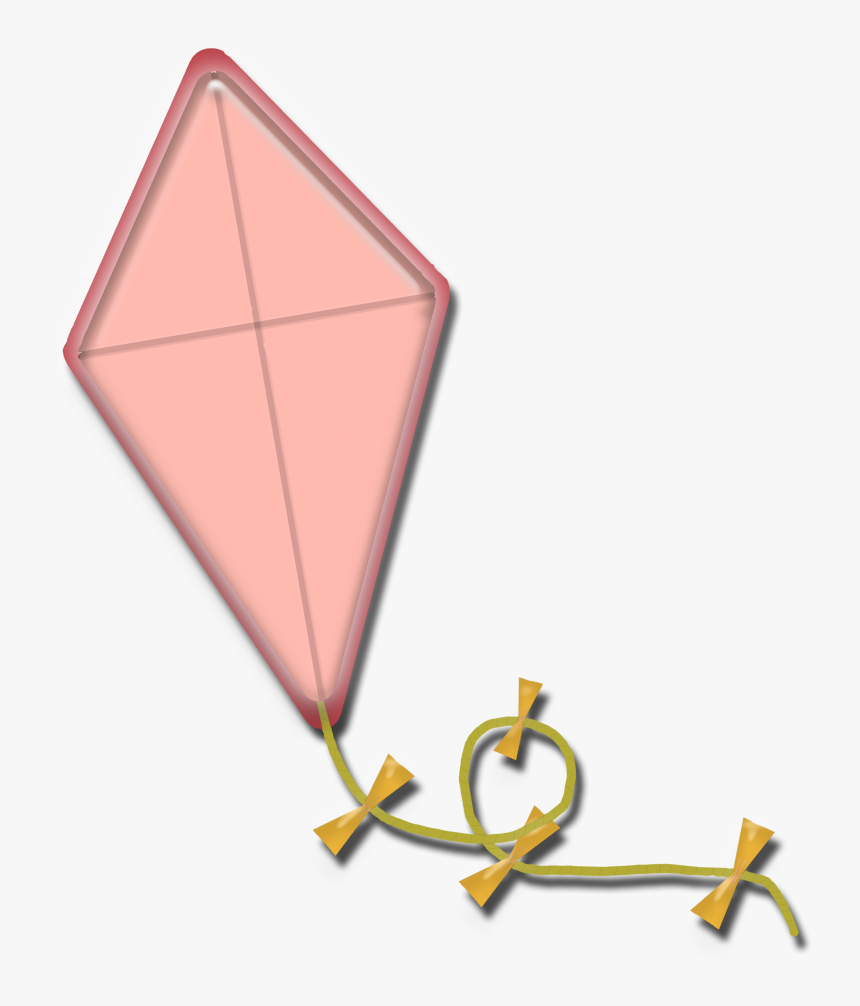 Kite Clipart Pink - Triangle, HD Png Download, Free Download