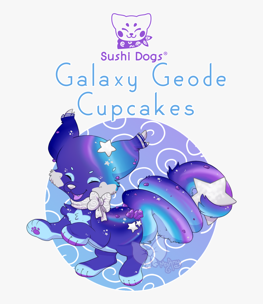 Clipart Cupcake Galaxy - Deviantart Sushi Dogs Witchpaws, HD Png Download, Free Download