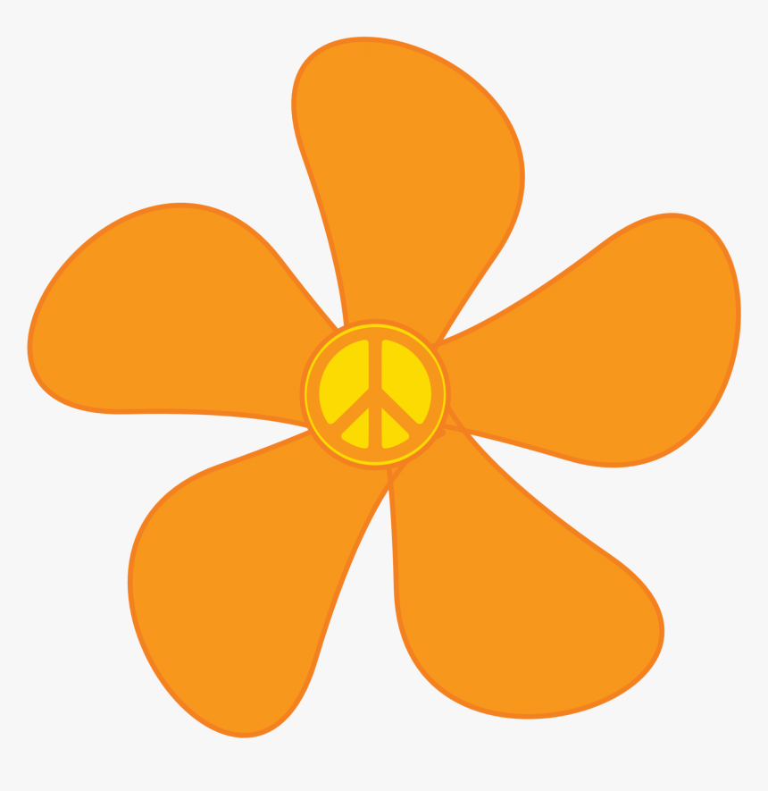 Transparent Daisy Clip Art - Flower Hippie Png, Png Download, Free Download