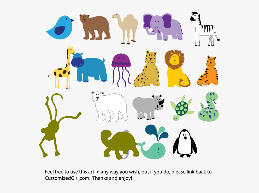 Noah's Ark Animals Clipart, HD Png Download, Free Download