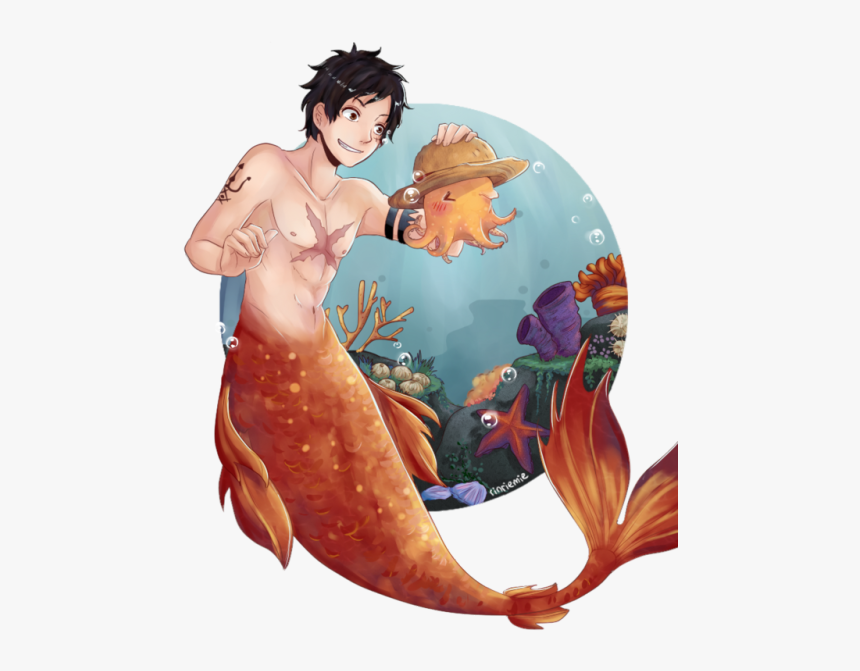 One Piece Luffy Merman, HD Png Download, Free Download