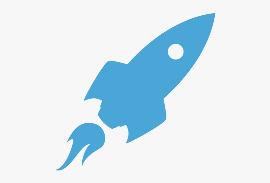 Silhouette Rocket Ship Png, Transparent Png, Free Download