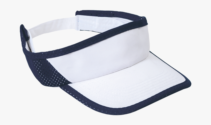 Serve Visor Cap White-navy - Baseball Cap, HD Png Download, Free Download