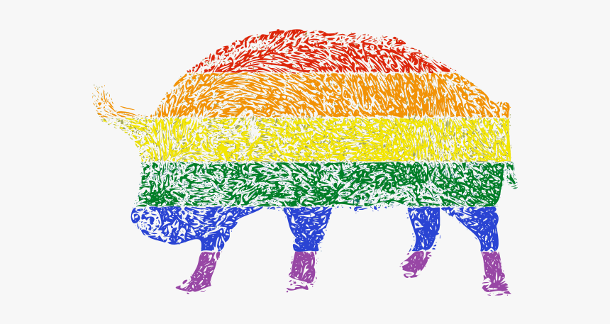 Gay Bull Vector Illustration - Bisexuality, HD Png Download, Free Download