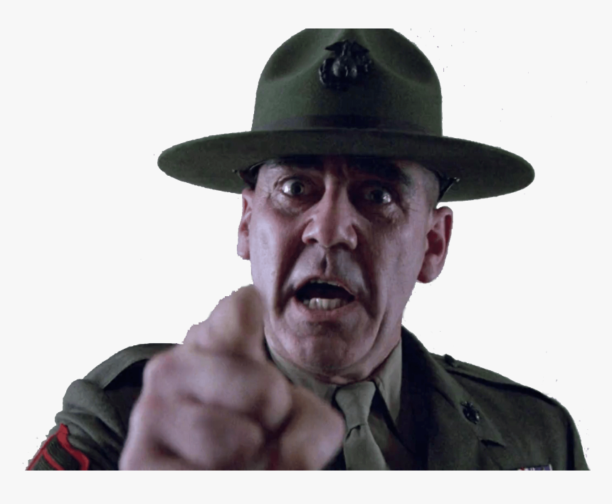 Drill Sergeant Full Metal Jacket, HD Png Download, Free Download