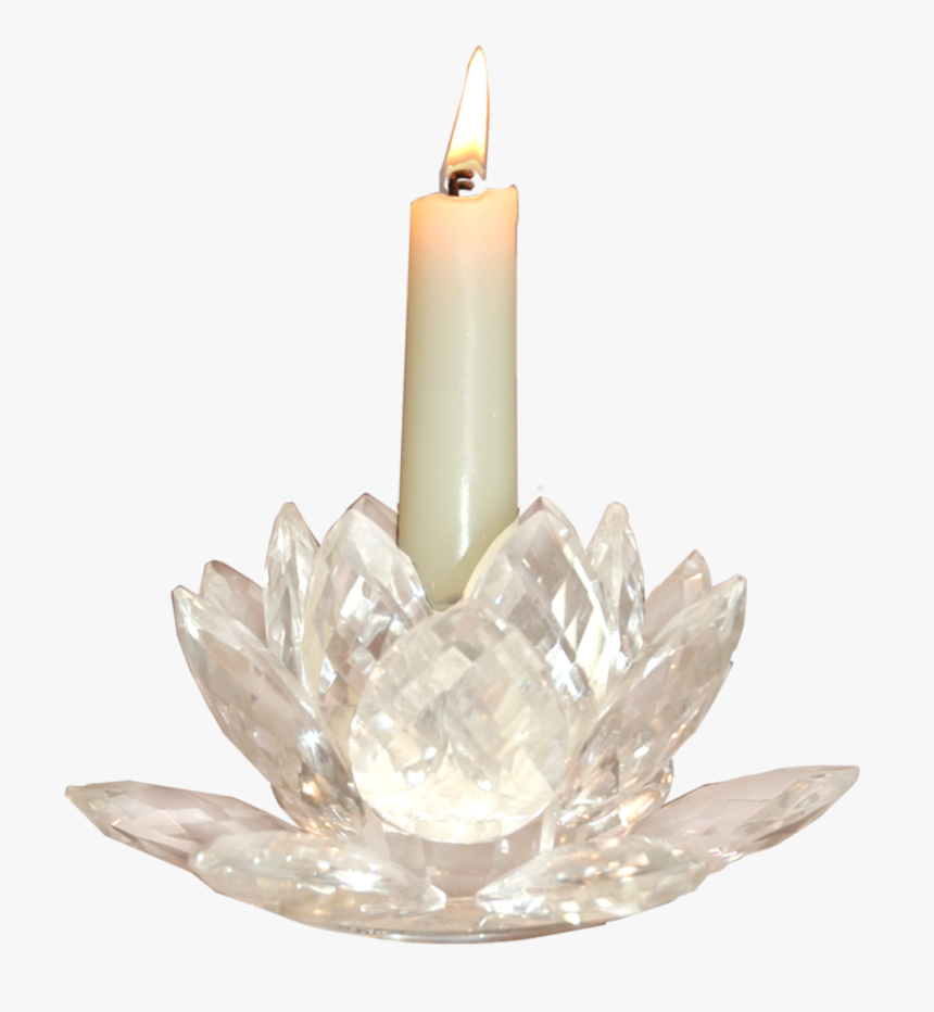 #candle #crystal #beautiful #candlelight #candles - Candle, HD Png Download, Free Download