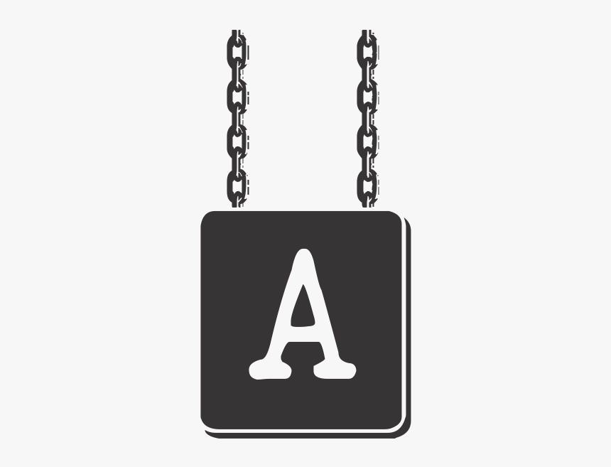 A Letter Image Locket - Chain, HD Png Download, Free Download