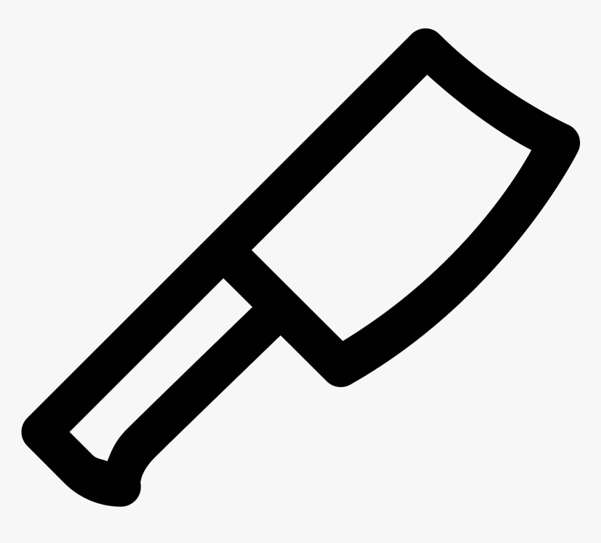 This Icon Is A Part Of A Collection Of Cleaver Flat, HD Png Download, Free Download