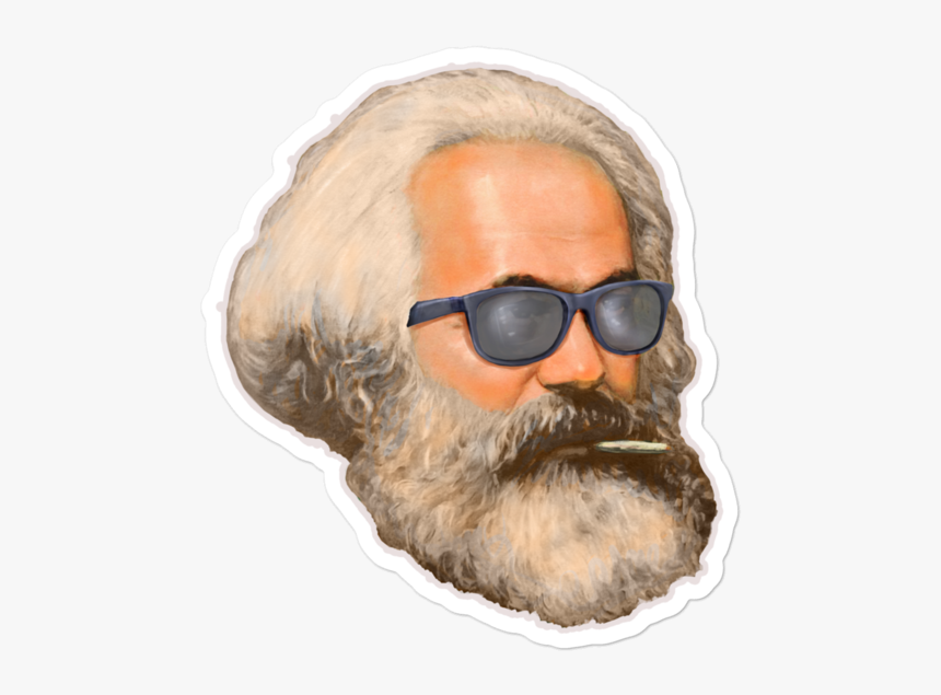 Portrait Of Karl Marx (1818-93) C.1970 (chromolitho), HD Png Download, Free Download