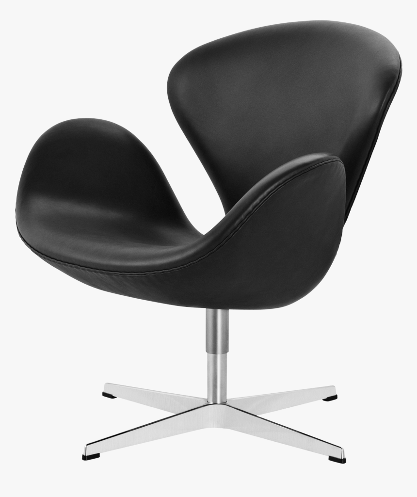 Fritz Hansen Fh Swan Elegance Black - Swan Chair, HD Png Download, Free Download