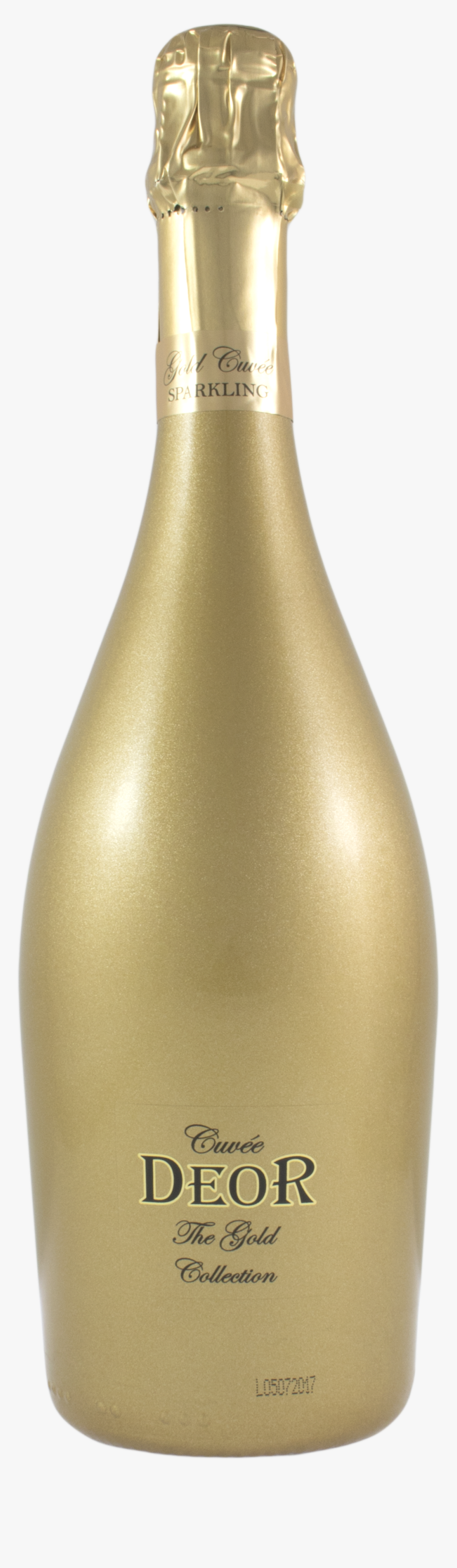 Gold Champagne Bottle Png, Transparent Png, Free Download