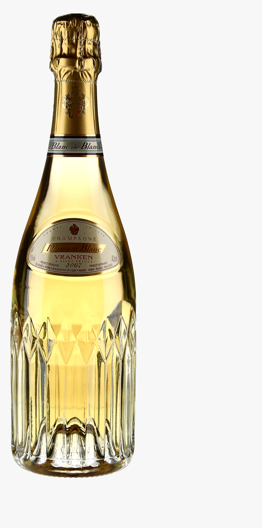 2007 Champagne Cuvée Diamant Blanc De Blancs Millesimé"
 - Champagne, HD Png Download, Free Download