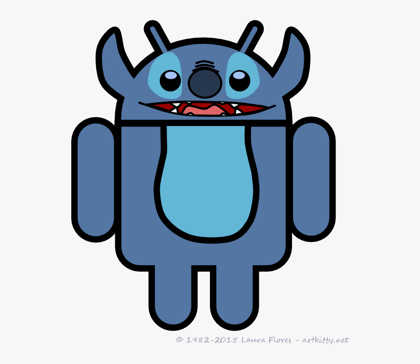 Stitch Droid - Icon Android Logo Png, Transparent Png, Free Download