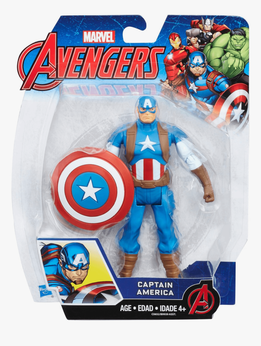 Marvel Avengers Captain America Action Figure By Hasbro, HD Png Download, Free Download