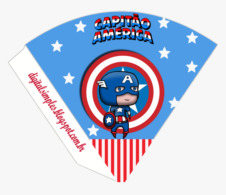 Conos=cucuruchos - - Background Captain America Birthday, HD Png Download, Free Download