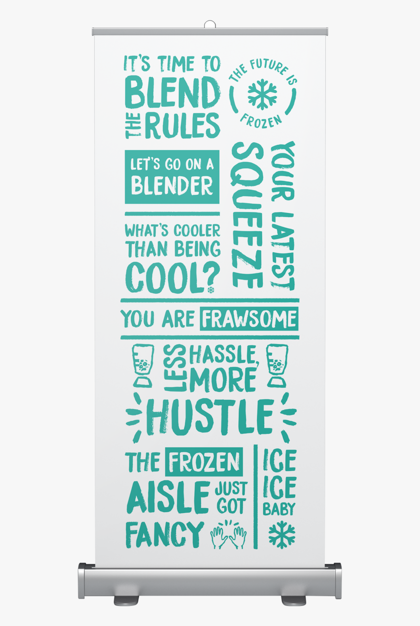 Roller Banner Mockup Front - Poster, HD Png Download, Free Download