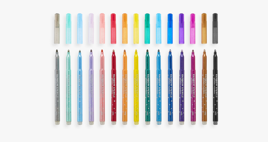 Ooly Rainbow Sparkle Glitter Markers, HD Png Download, Free Download