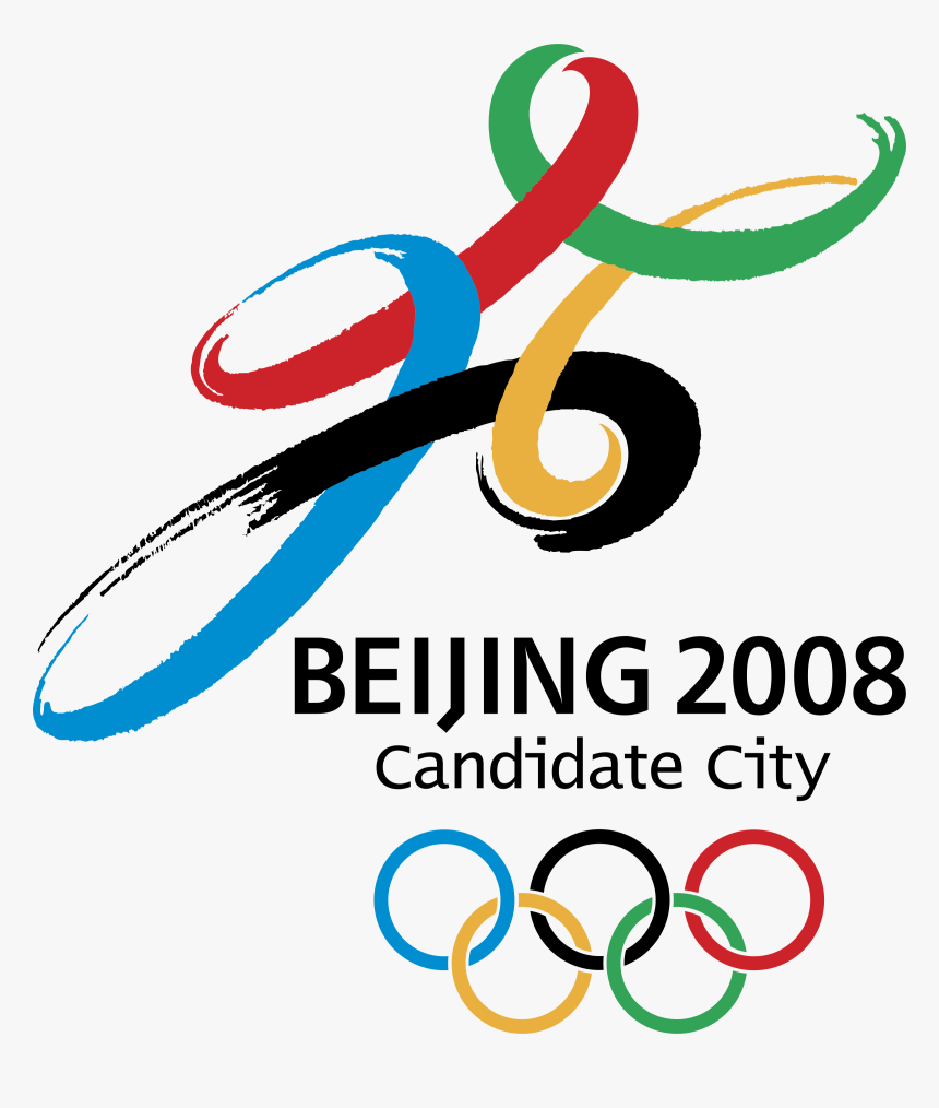 Beijing Olympic 2008 Logo Png Transparent - Beijing Olympics 2008 Logo, Png Download, Free Download