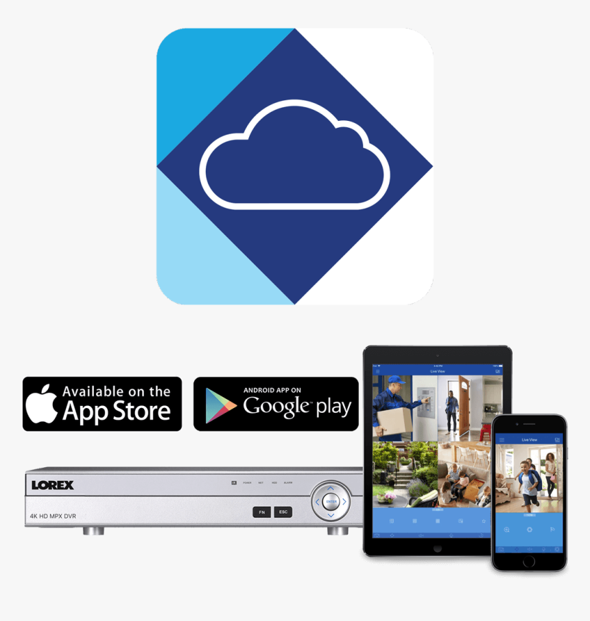 Lorex Cloud App - Available On The App Store, HD Png Download, Free Download