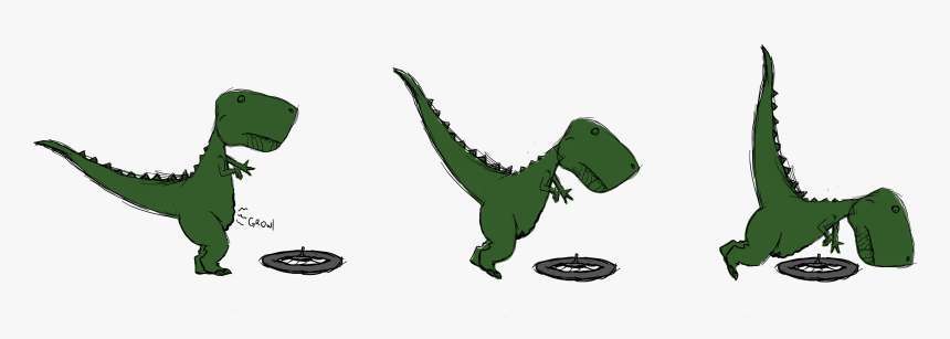 T Rex Silhouette Png, Transparent Png, Free Download