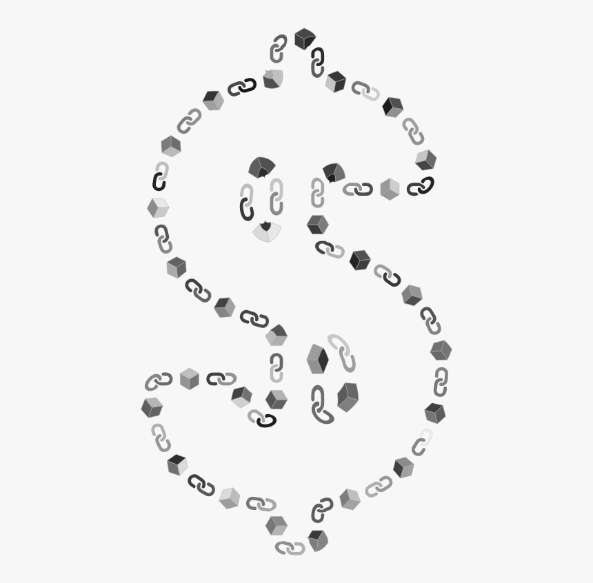 Blockchain Dollar Sign - Cryptocurrency, HD Png Download, Free Download