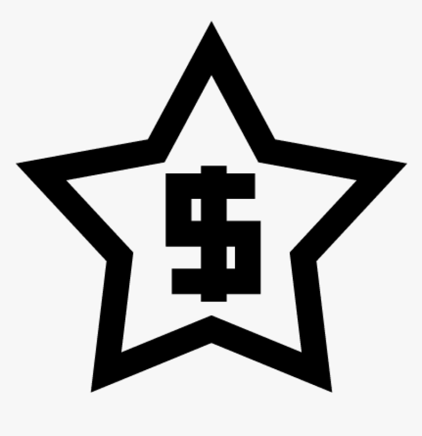 Free Png Download Star With Dollar Sign Png Images - Star With Dollar Sign, Transparent Png, Free Download