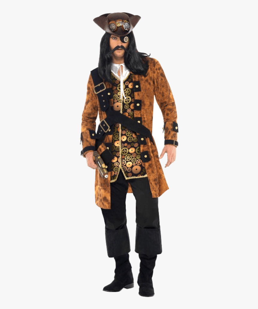Steampunk Pirate Costume Men, HD Png Download, Free Download