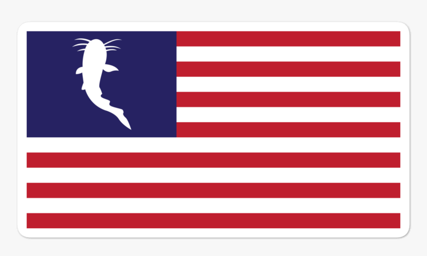 Katfish Flag Decal - Stars Us Flag, HD Png Download, Free Download