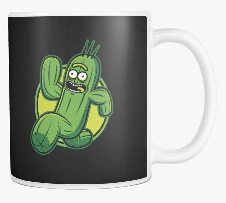 Cactus Pickle Rick Funny Rick And Morty Mug Cup Coffee - Rick And Morty, HD Png Download, Free Download