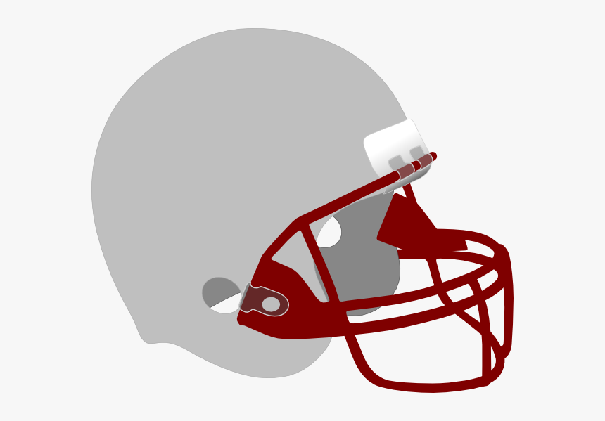 Gray And Red Helmet Svg Clip Arts - Gold Football Helmet Clipart, HD Png Download, Free Download