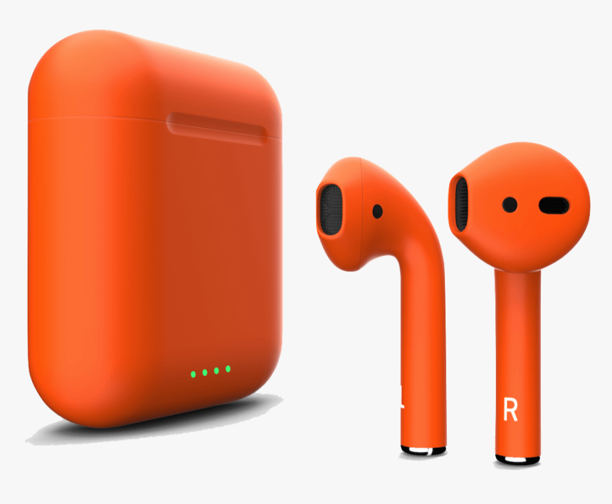 Iphone 8 Airpods Orange, HD Png Download, Free Download
