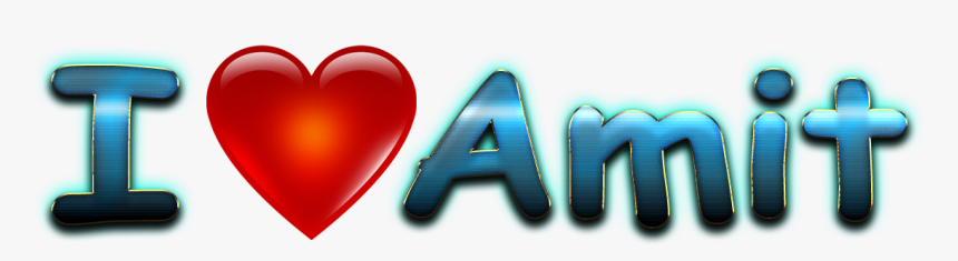 Amit Name Png Ready - Love Emma, Transparent Png, Free Download
