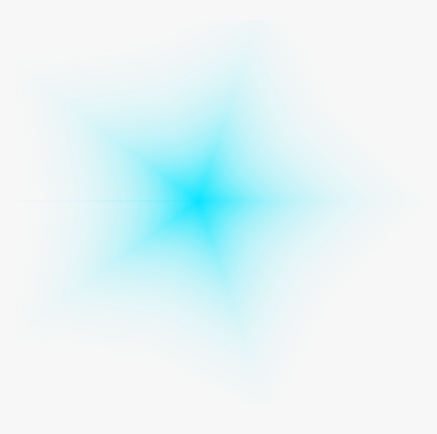 Transparent Star Glow Png - Luz Azul Png Transparente, Png Download, Free Download