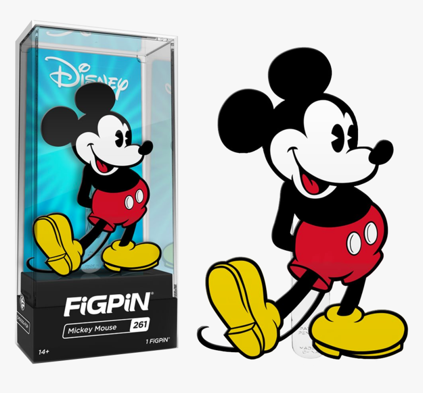 Mickey Mouse Figpin Enamel Pin - Mickey Mouse, HD Png Download, Free Download