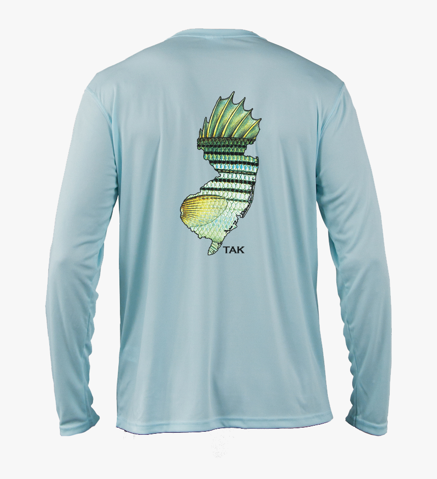 Nj Striper Solar Tech L/s - Long-sleeved T-shirt, HD Png Download, Free Download