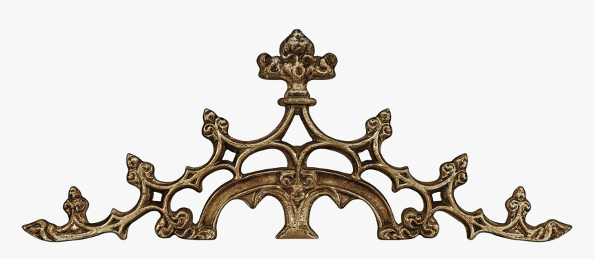 Gothic Gold Ornaments Png , Png Download - Gold Gothic Png, Transparent Png, Free Download