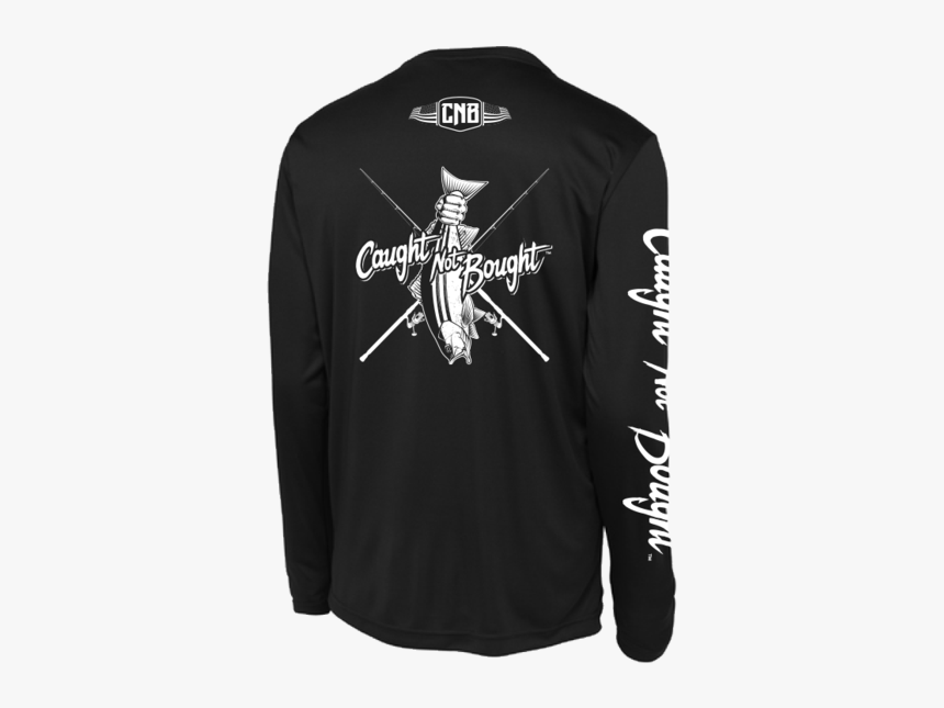 Caught Not Bought Striper Fishing Long Sleeve T-shirt - Long-sleeved T-shirt, HD Png Download, Free Download