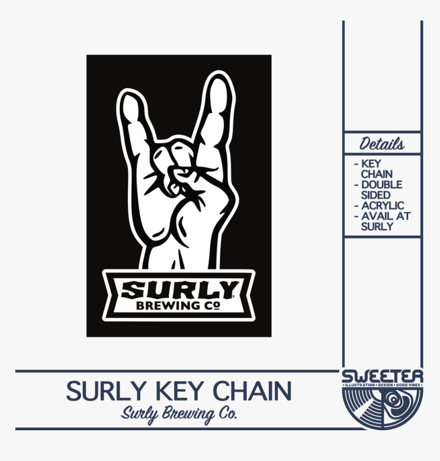 Surly Key Chain - Cartoon, HD Png Download, Free Download