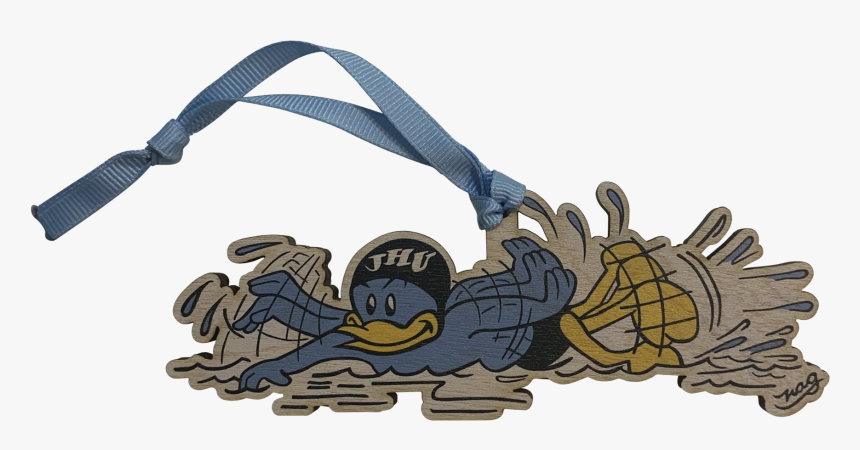 Johns Hopkins University Nag Jay Ornament Collection"
 - Hopkins Swimming Jay Cartoon, HD Png Download, Free Download