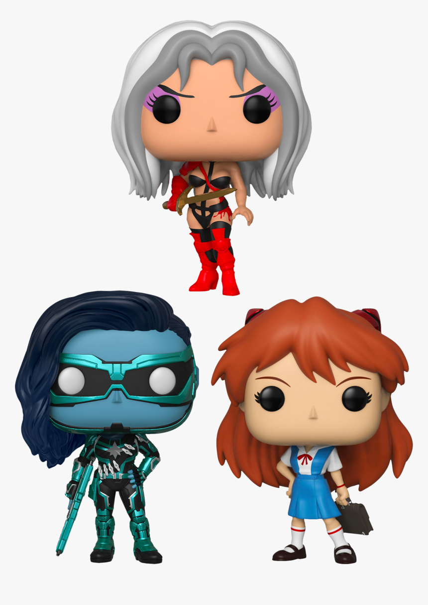 Taarna Bloody, Minn-erva & Asuka Funko Pop Vinyl Bundle - Funko Pop Neon Genesis Evangelion, HD Png Download, Free Download