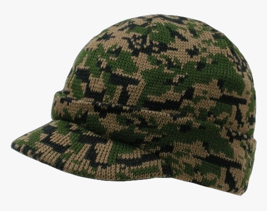 Camouflage Jeep Caps/visor Beanies Wdl Digital - Beanie, HD Png Download, Free Download