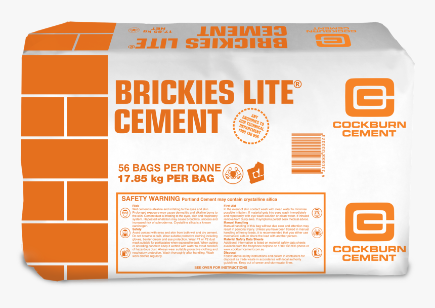 Brickies Lite Cement, HD Png Download, Free Download