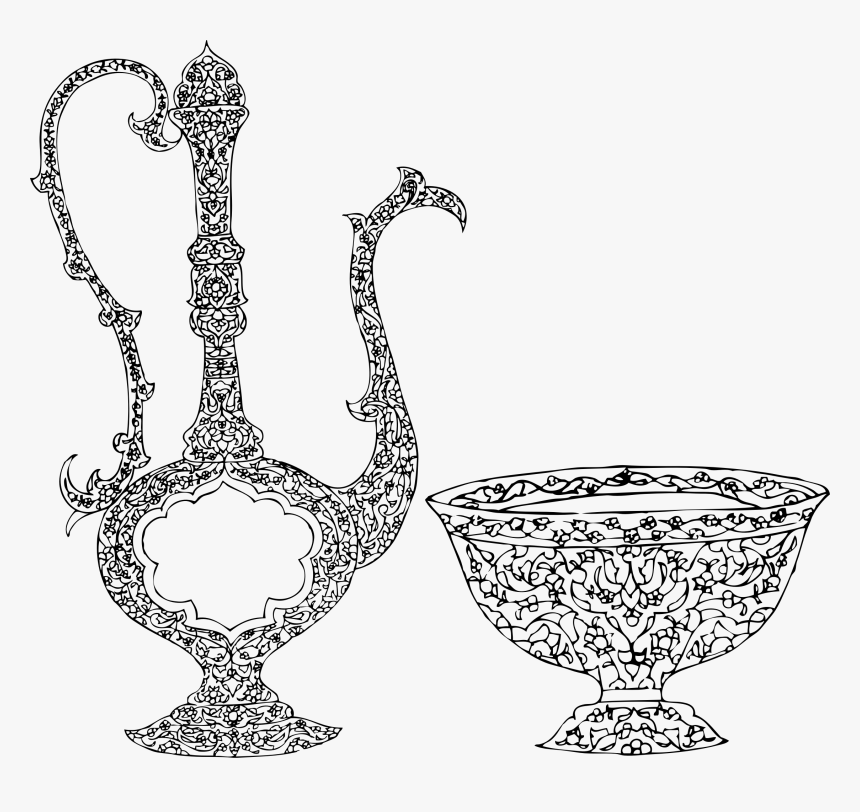 This Free Icons Png Design Of Vintage Ornamental Jug - Calligraphy Islamic Geometric Art, Transparent Png, Free Download