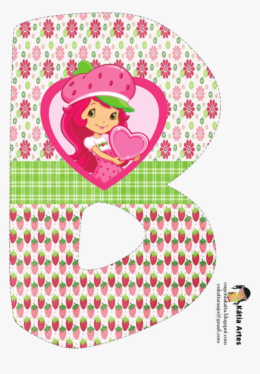 Strawberry Shortcake Letters, HD Png Download, Free Download