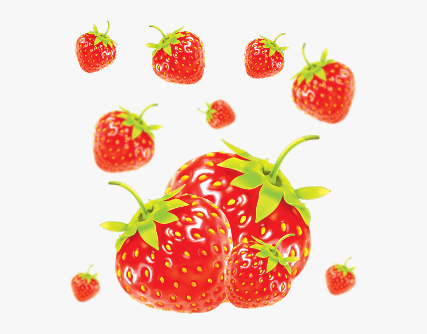 Healthy Vector Realistic - Strawberry, HD Png Download, Free Download